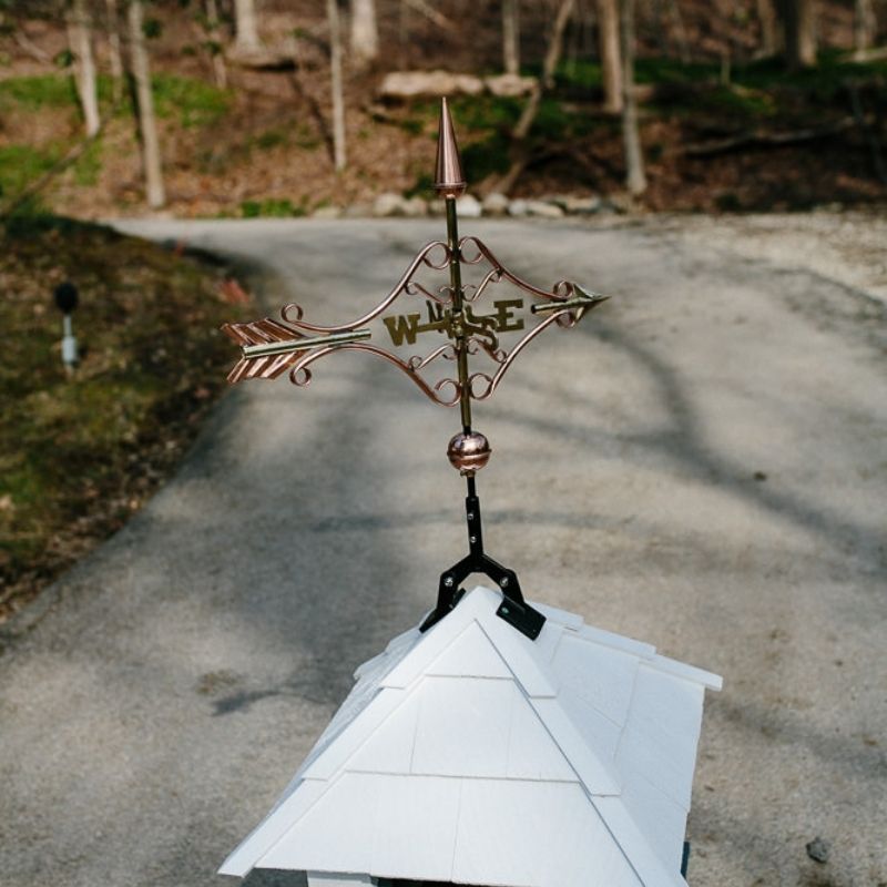 Cute Copper Arrow Weathervane
