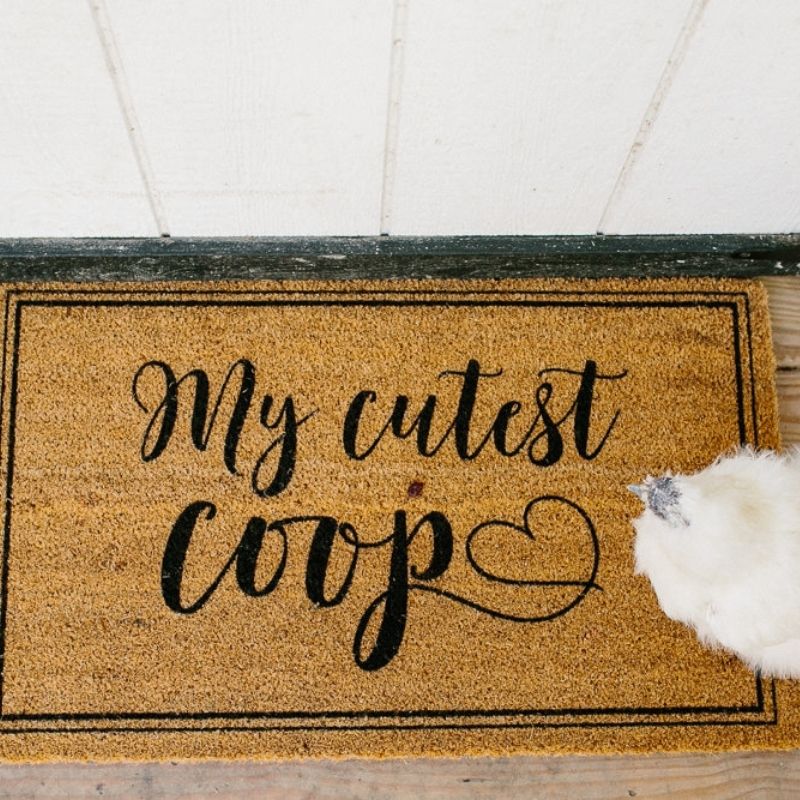 My Cutest Coop Welcome Mat