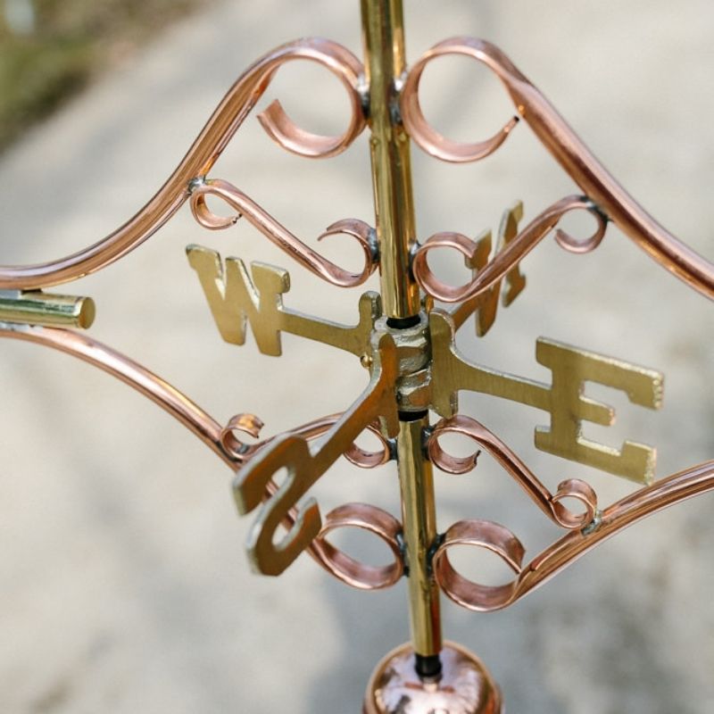Cute Copper Arrow Weathervane