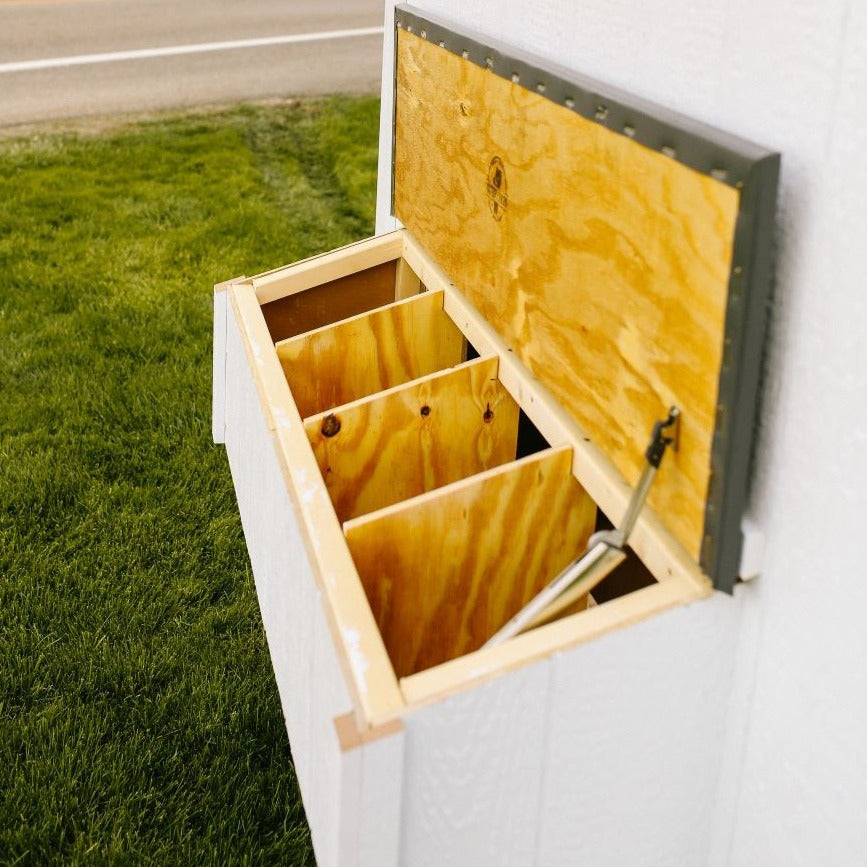 Nesting Box on Chicken Coop