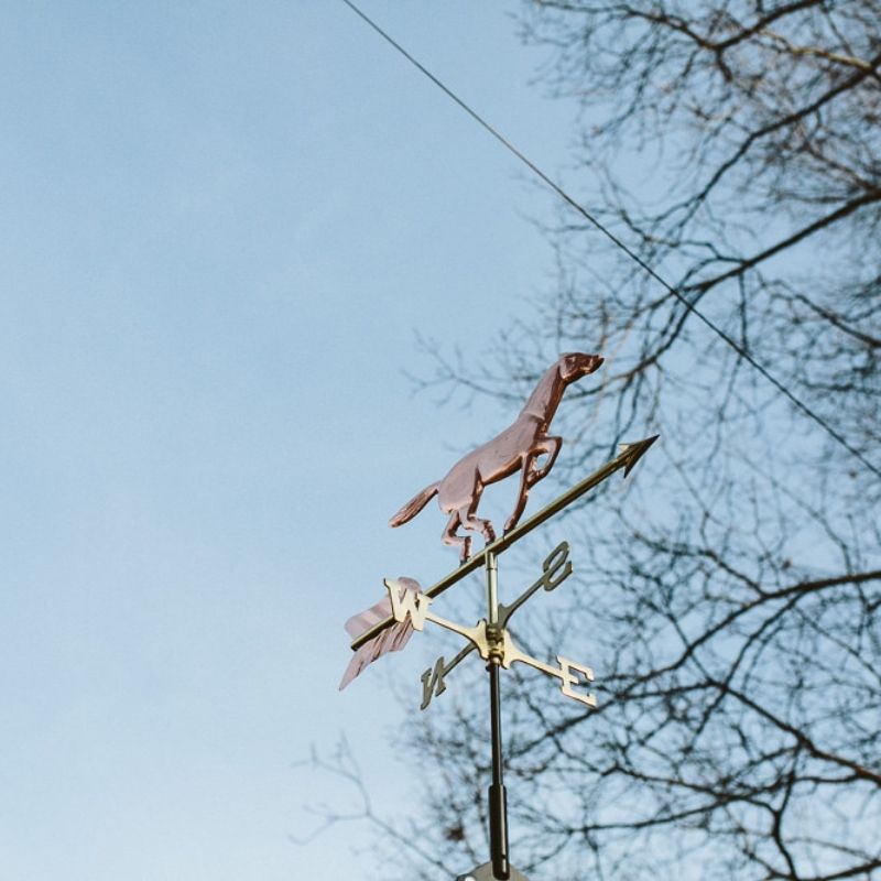 Cute Copper Horse Weathervane