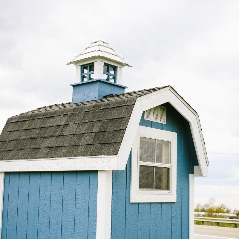 Chicken Coop Roofline.  Ventilation in Chicken Coop