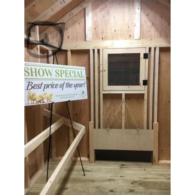Classic Sample - 8'x8' All Chicks Interior w/ Run