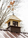 Cupola for Chicken Coop.  Metal Roof on Chicken Coop