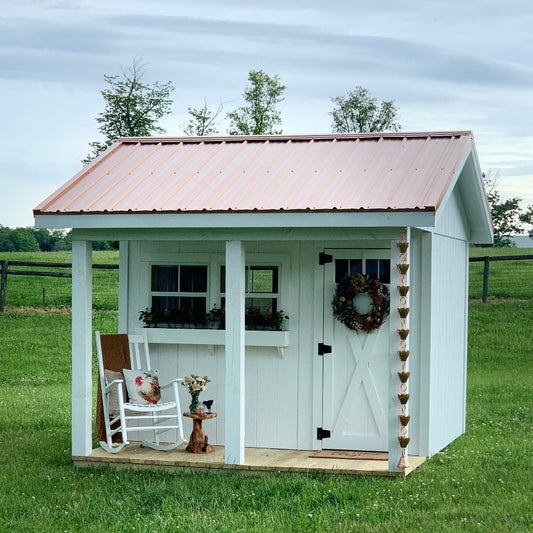 Chateau Sample - 8'x10' Chicks & Peeps A - Copper Metal Roof