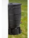 Earth Friendly Rain Barrel - Black w/ Flat-back