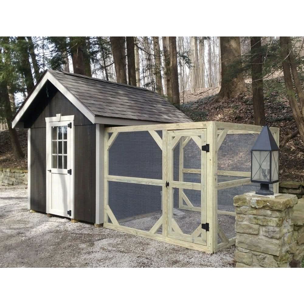 Classic Sample - 8'x8' All Chicks Interior w/ Run