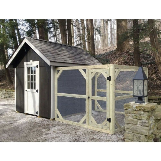 Classic Sample - 8'x8' All Chicks Interior w/ Run