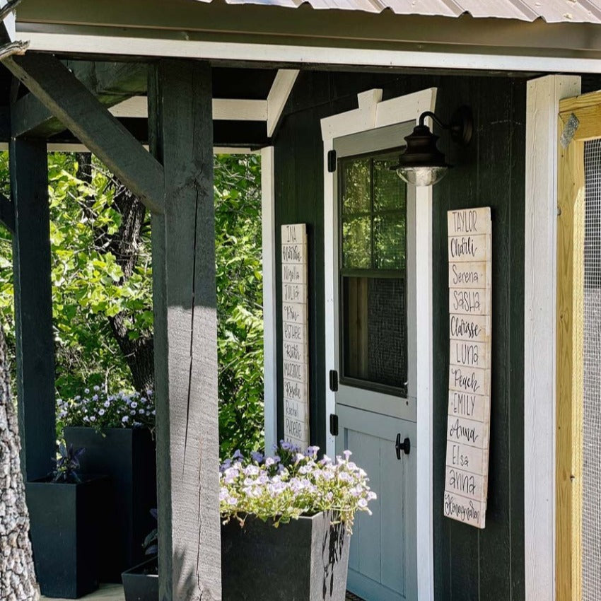 Chicken Coop Porch Details
