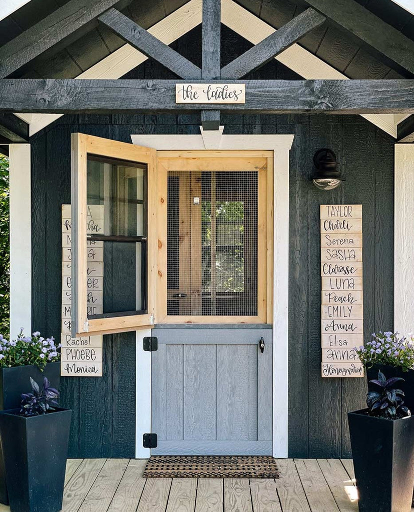 Chicken Coop with Dutch Door 