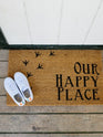Our Happy Place Welcome Mat