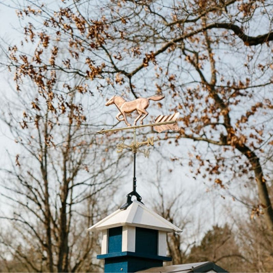 Cute Copper Horse Weathervane