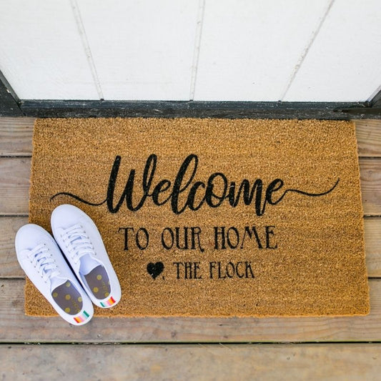Love, The Flock Welcome Mat