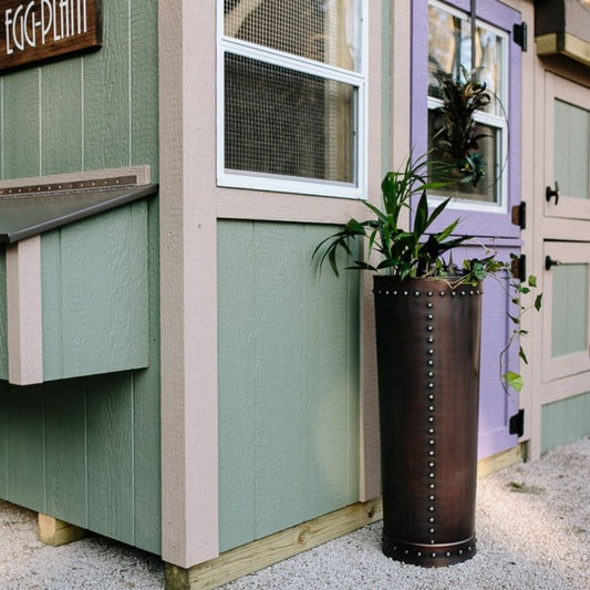 Tall Riveted Planter