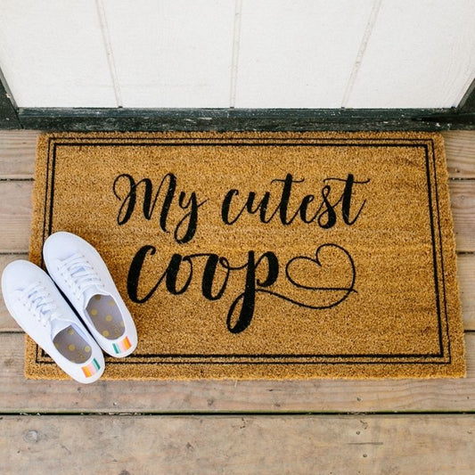 My Cutest Coop Welcome Mat