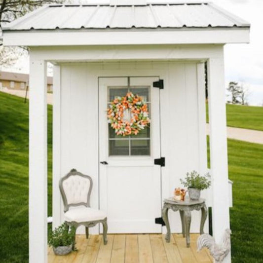 The Chateau Coop by Cutest Coops.  Farmhouse Chicken Coop.  Hen Home