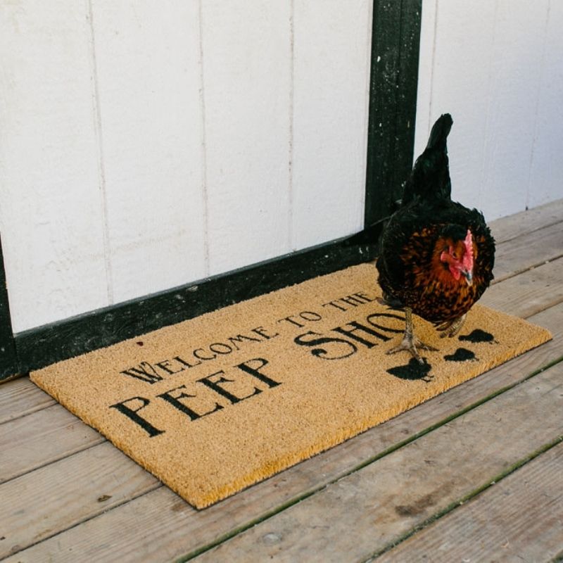 Welcome To The Peep Show Welcome Mat