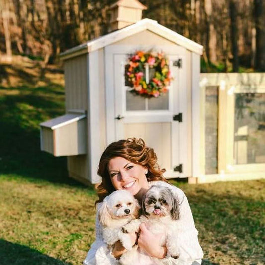 charming coop by cutest coops!  DIY chicken coop.  Easy to assemble chicken coop. Quality chicken coop