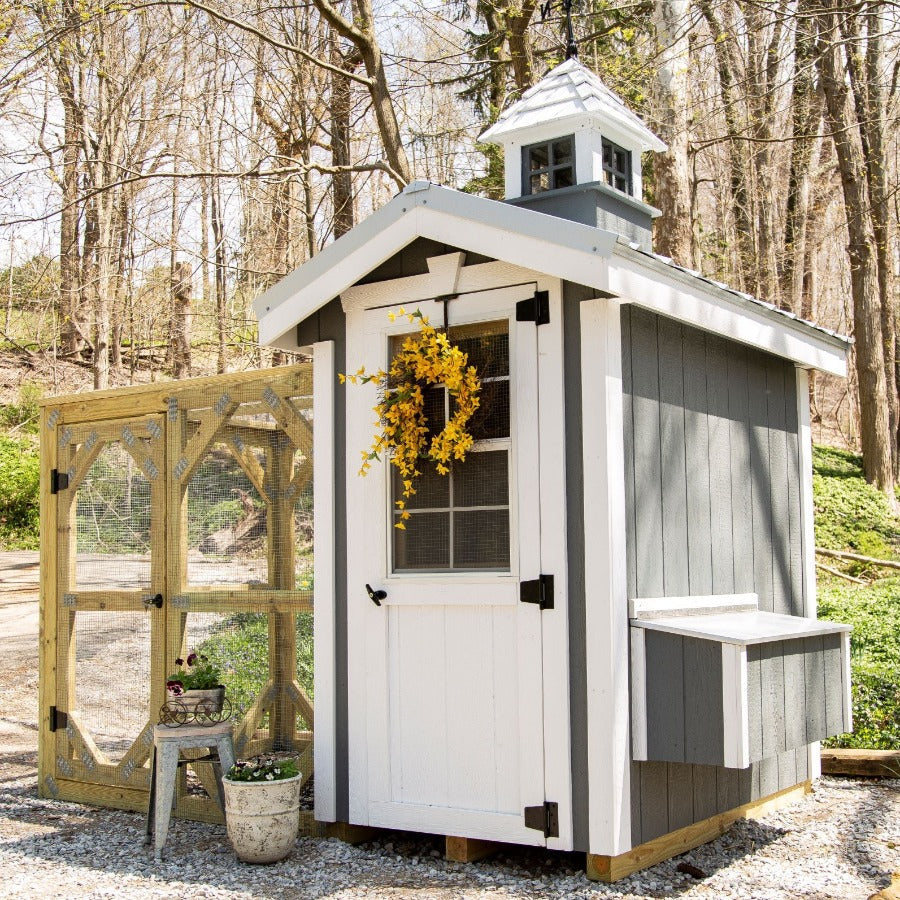 Classic Coop by Cutest Coops.  Customizable Chicken Coop.  Favorite Chicken Coop.  Walk-in Chicken Coop