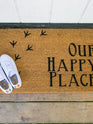Our Happy Place Welcome Mat