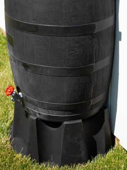 Earth Friendly Rain Barrel - Black w/ Flat-back – Cutest Coops, LLC.