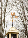 Cute Copper Rooster Weathervane